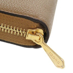 Gucci Zumi Leather Brown Round Zipper-long Wallet 0061 — view 9