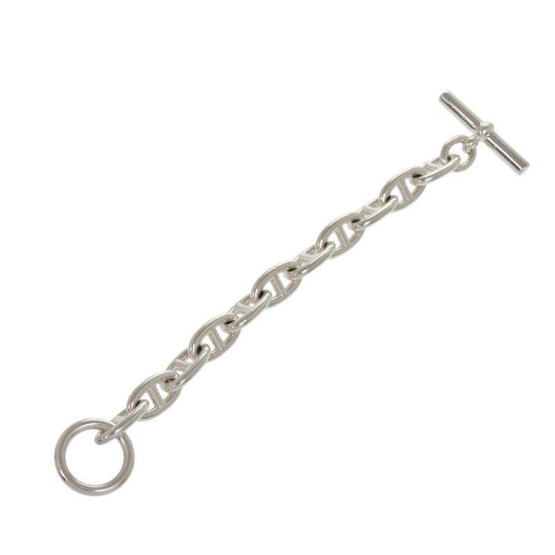 Hermes Chaine D'ancre GM 11 Frames Bracelet Silver 925 1217 — view 4