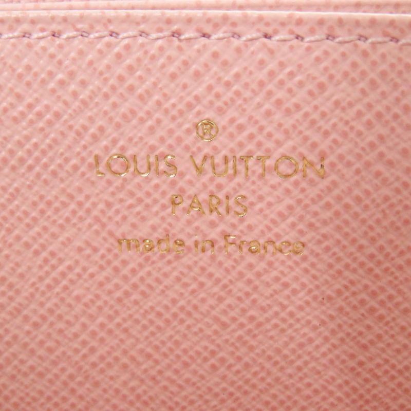 Louis Vuitton Zippy Wallet Rose Ballerine Monogram Long — view 8