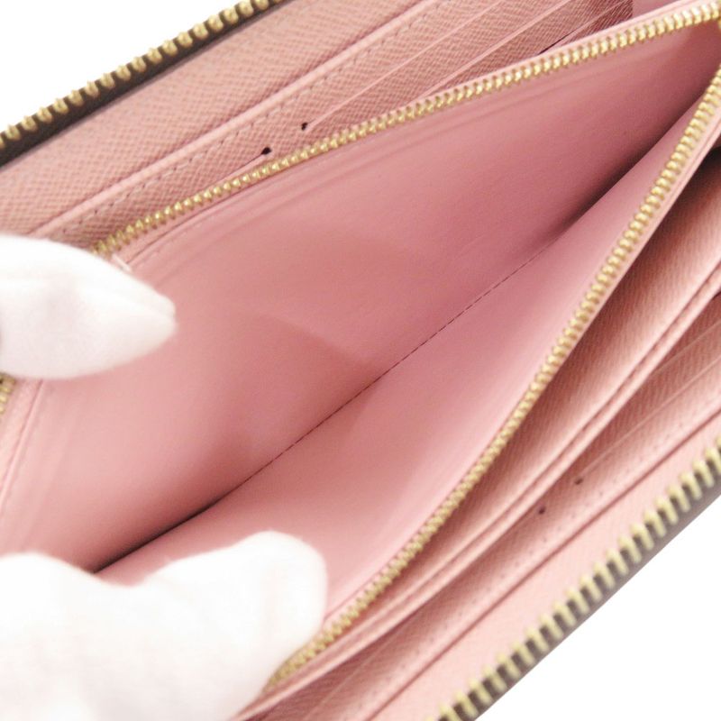 Louis Vuitton Zippy Wallet Rose Ballerine Monogram Long — view 6