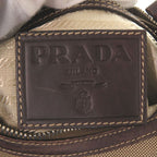 Prada Logo Jacquard Canvas Br3429 Silver Hardware — view 8