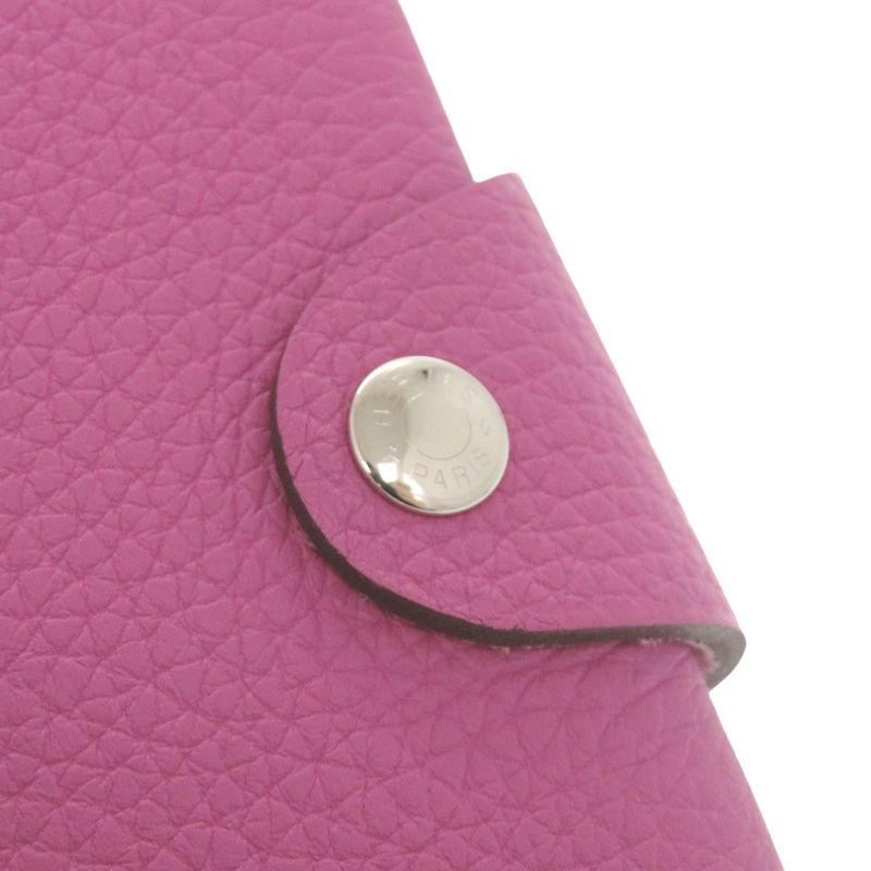 Hermes Ulysse Neo Mini Togo Magnolia Silver Hardware C Stamp — view 6
