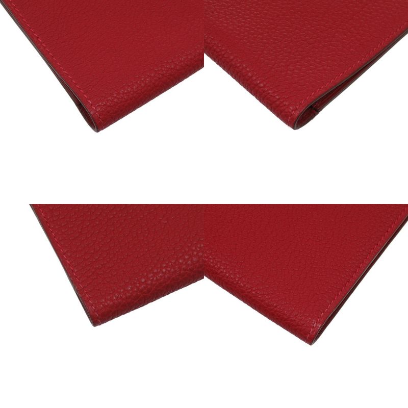 Hermes Dogon MM Togo Red Long Wallet 0026 — view 4