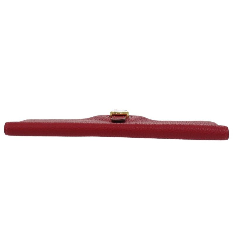 Hermes Dogon MM Togo Red Long Wallet 0026 — view 3