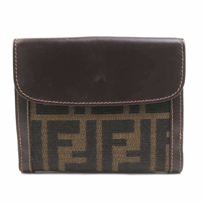 Fendi Bifold Wallet Zucca — view 3
