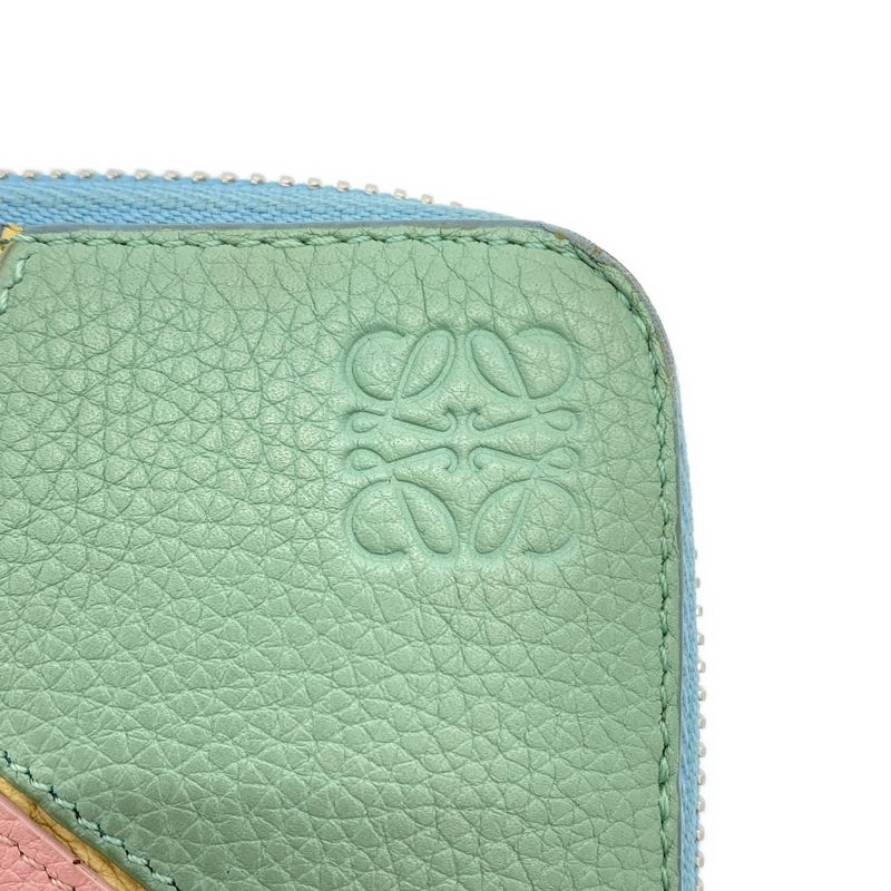 Loewe Round Zip Puzzle Wallet Mixed Color — view 3