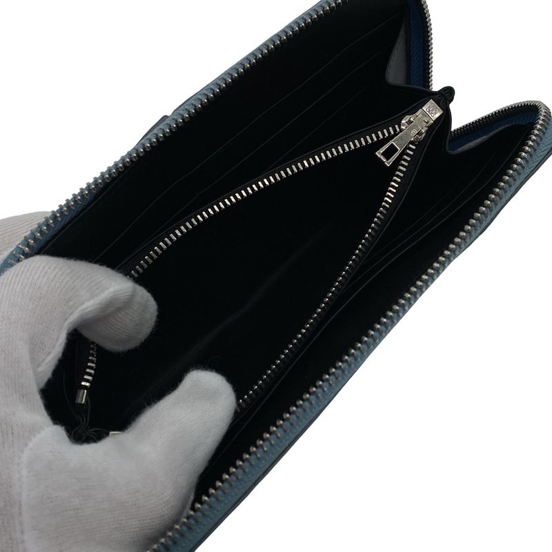 Loewe Round Zip Puzzle Wallet Mixed Color — view 5