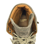 Saint Laurent Paris Suede Leather Fringe Sneakers Gray 37 1 2 — view 5