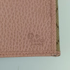 Gucci Wallet W Hook Bifold Long Vegetable Pink GG Canvas — view 8