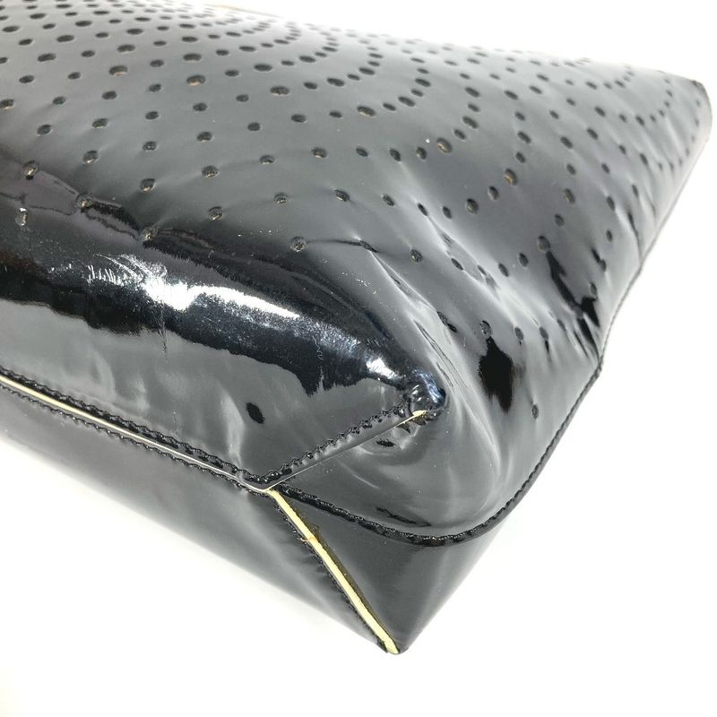 Chanel Handbag Punching CC Logo Enamel Black — view 7