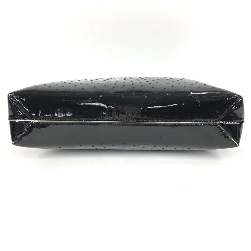 Chanel Handbag Punching CC Logo Enamel Black — view 6