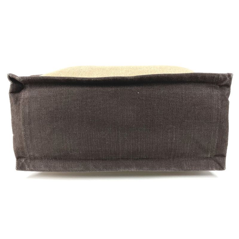 Saint Laurent Paris Handbag Noe Rive Gauche Linen Brown — view 6