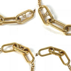 Louis Vuitton Necklace Collier Signature Chain Metal — view 9