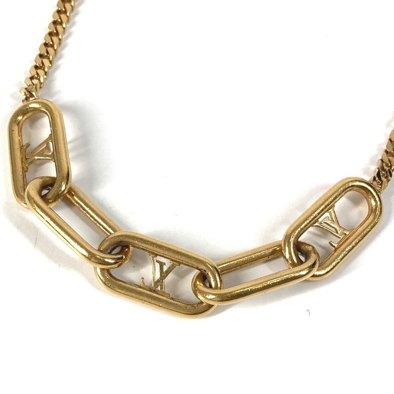 Louis Vuitton Necklace Collier Signature Chain Metal — view 7