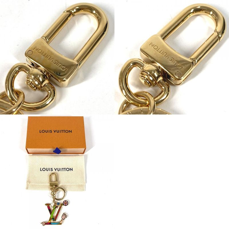 Louis Vuitton Key Holder Iconic Super Flat Metal Multicolo — view 9