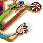 Louis Vuitton Key Holder Iconic Super Flat Metal Multicolo — view 4