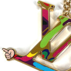 Louis Vuitton Key Holder Iconic Super Flat Metal Multicolo — view 5