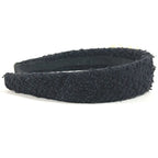 Chanel Headband CC Logo Coco Mark Faux Pearl Tweed Canvas Black — view 3