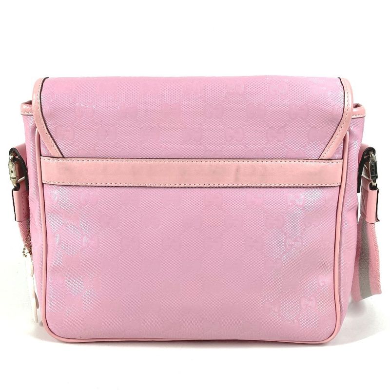 Gucci Shoulder Bag Logo GG Imprime Pink — view 3