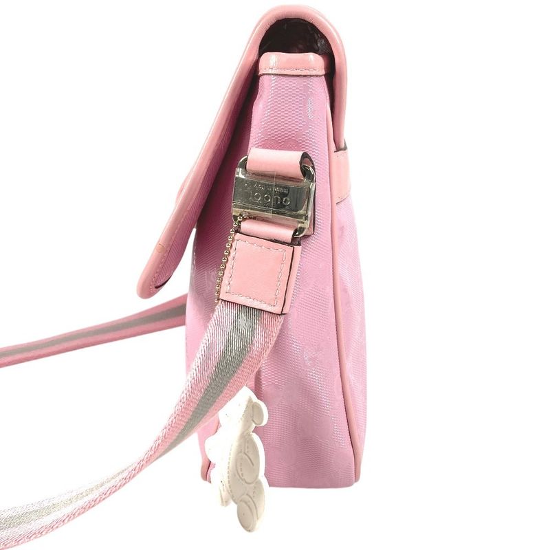 Gucci Shoulder Bag Logo GG Imprime Pink — view 4