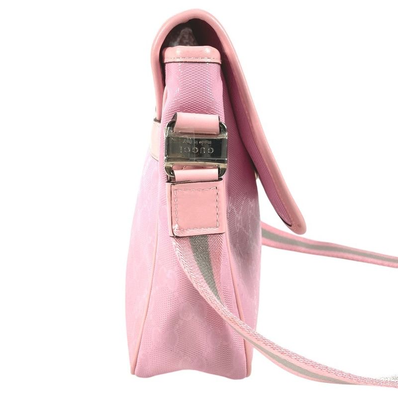 Gucci Shoulder Bag Logo GG Imprime Pink — view 5