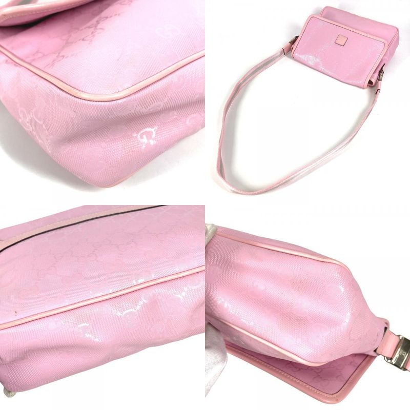 Gucci Shoulder Bag Logo GG Imprime Pink — view 8
