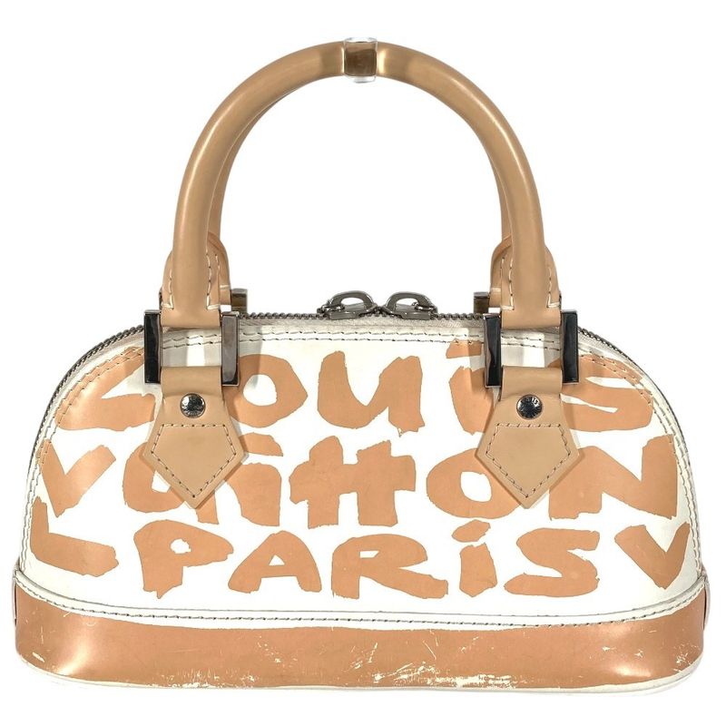 Louis Vuitton Handbag Alma PM Leather Beige — view 3