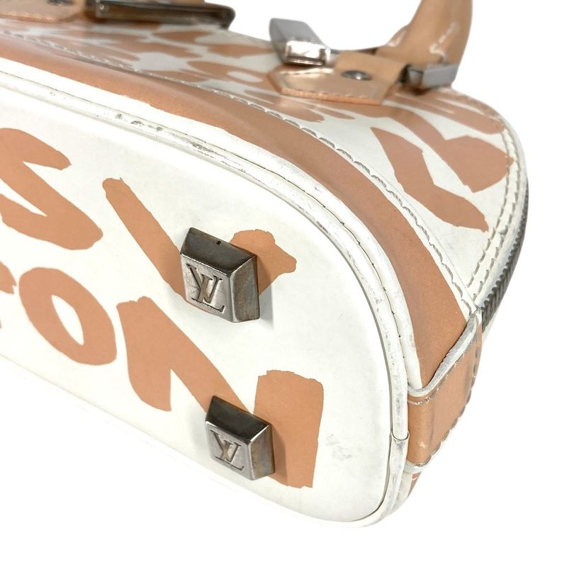 Louis Vuitton Handbag Alma PM Leather Beige — view 7