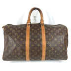 Louis Vuitton Boston Bag Keepall 45 Monogram Canvas Brown — view 3