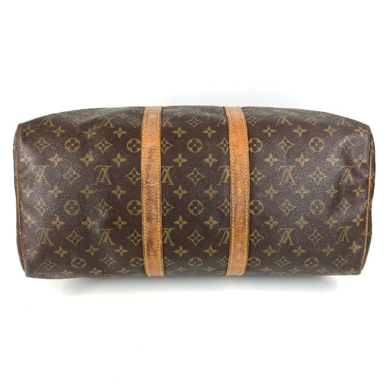 Louis Vuitton Boston Bag Keepall 45 Monogram Canvas Brown — view 6