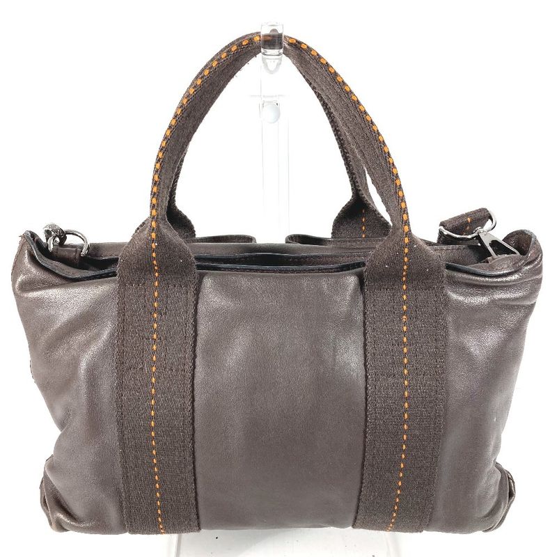 Hermes Handbag Caravan Horizontal PM Leather Brown — view 3