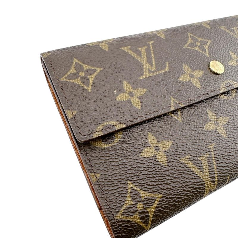 Louis Vuitton Monogram Long Wallet Porte Tresor International — view 7