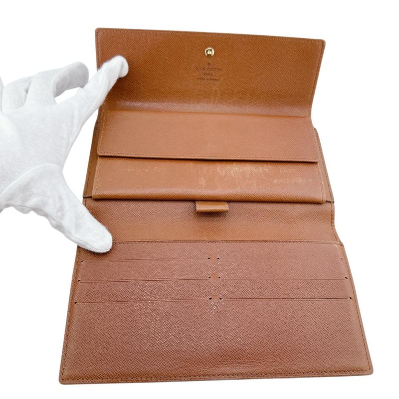 Louis Vuitton Monogram Long Wallet Porte Tresor International — view 8
