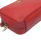 Prada 1 N1674 Camera Shoulder Bag Vitello Phoenix Red — view 7