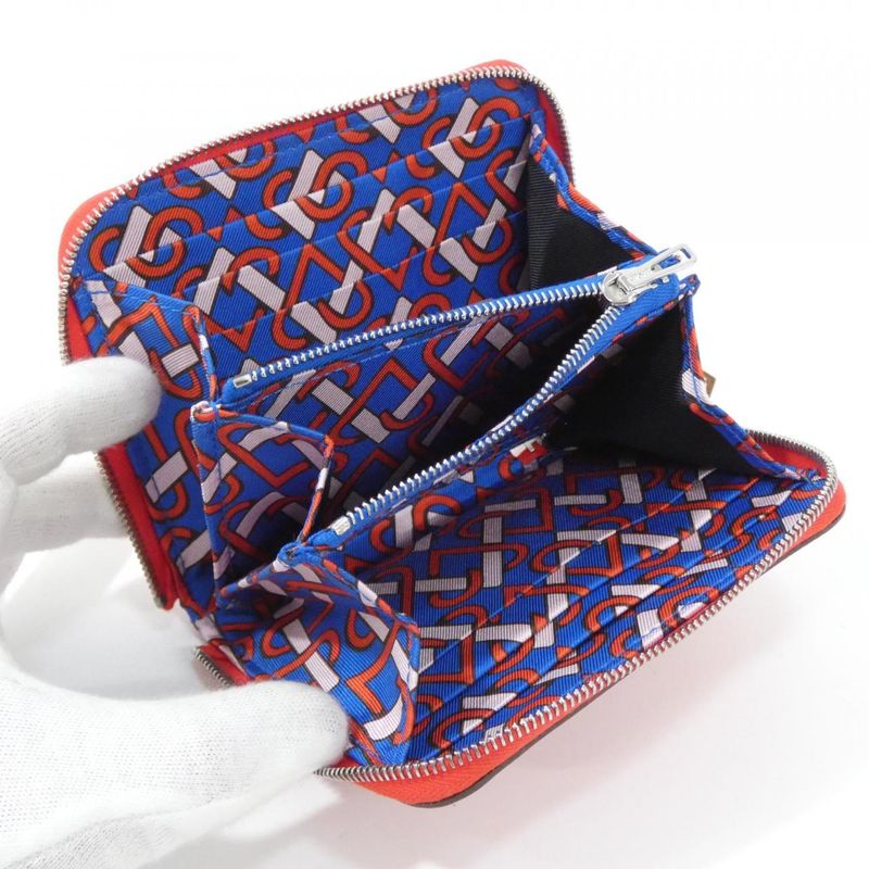 Hermes Coeur ET Rubans Silk In Compact ck Wallet — view 4