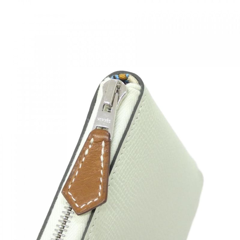 Hermes Collier de Chien Silk In Compact ck Wallet — view 3