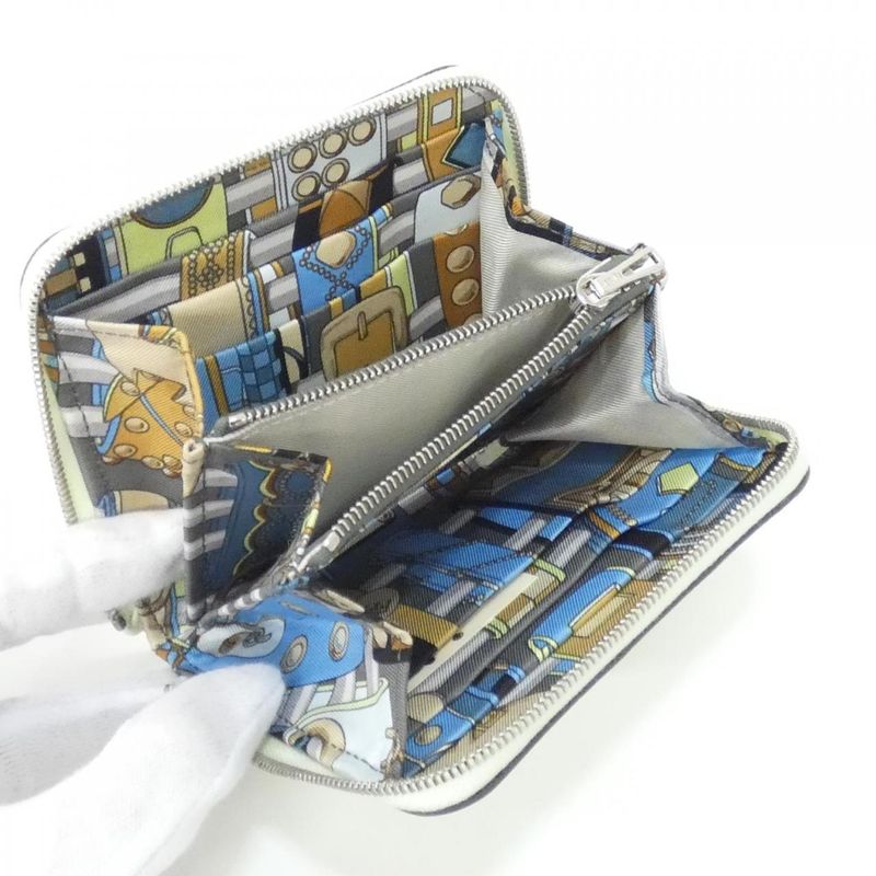 Hermes Collier de Chien Silk In Compact ck Wallet — view 6