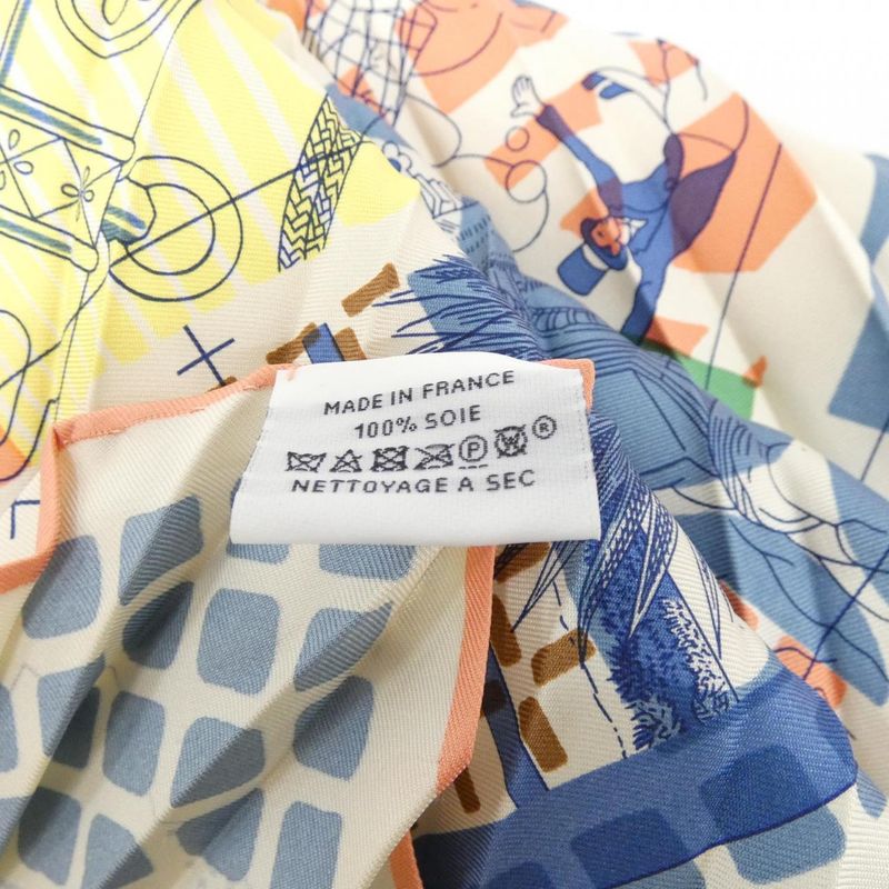 Hermes Twilly AU Carre Pleated S Scarf — view 3