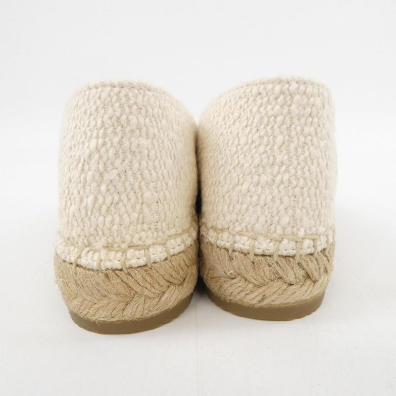Celine Pa0254 Flat Size 35 White Shoes — view 5