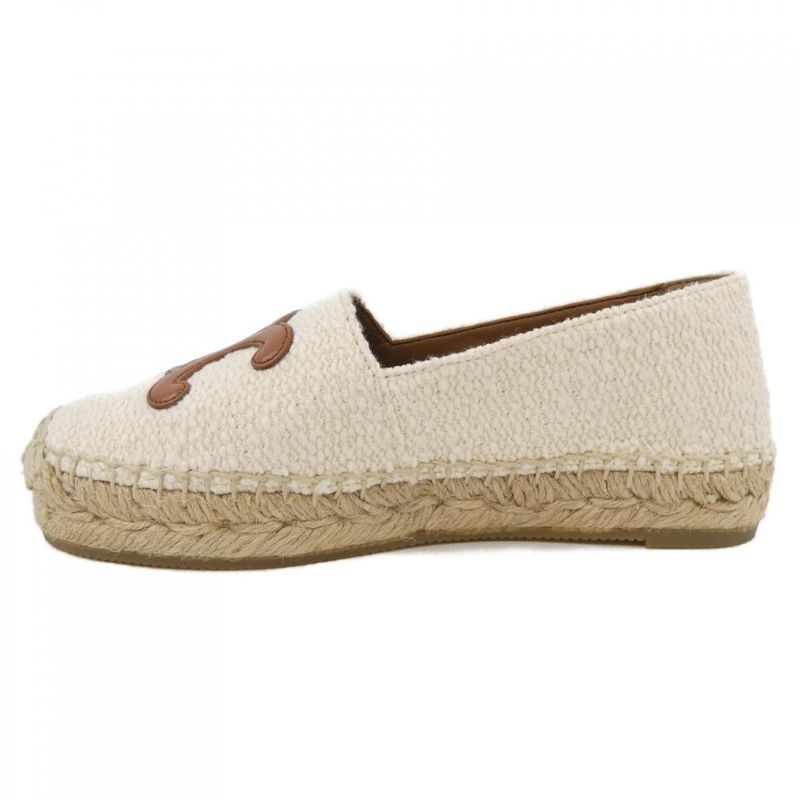 Celine Pa0254 Flat Size 35 White Shoes — view 2