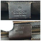 Gucci Beige Brown Gold Hardware GG Canvas Leather Shoulder Bag Handbag — view 5