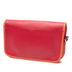 Loewe Anagram Ines Crossbody Bag Pink Orange Leather — view 3