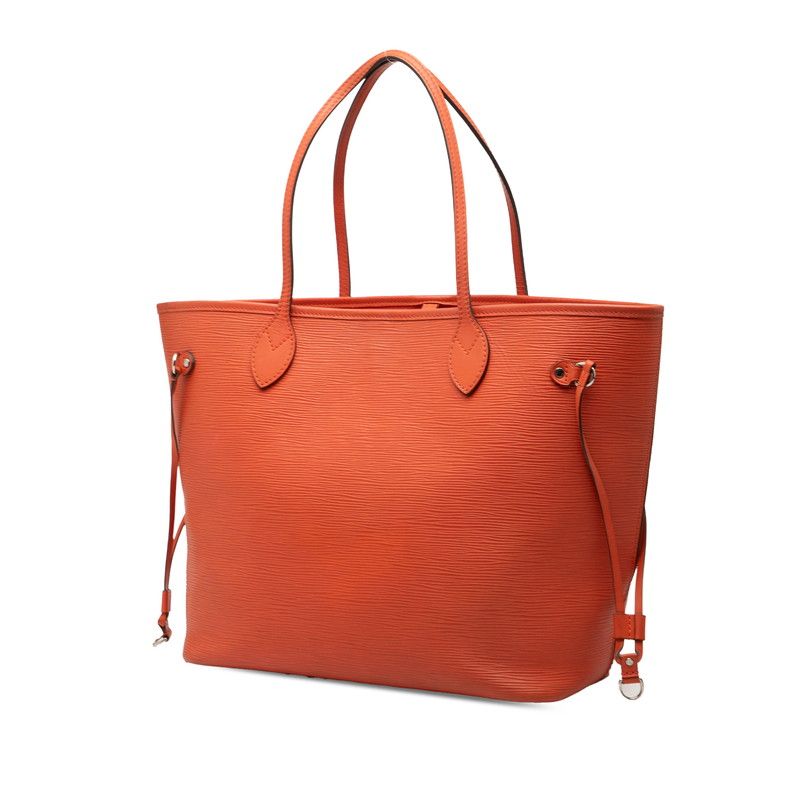 Louis Vuitton Epi Neverfull MM Pimon Orange Leather — view 3