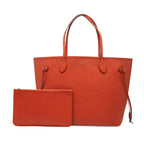 Louis Vuitton Epi Neverfull MM Pimon Orange Leather — view 8
