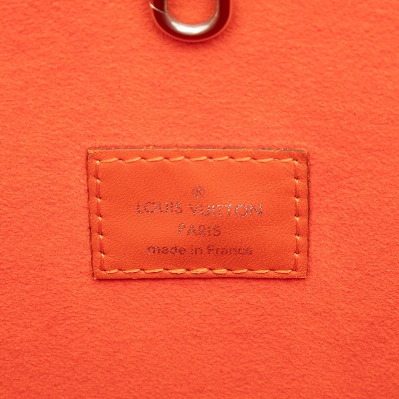 Louis Vuitton Epi Neverfull MM Pimon Orange Leather — view 6