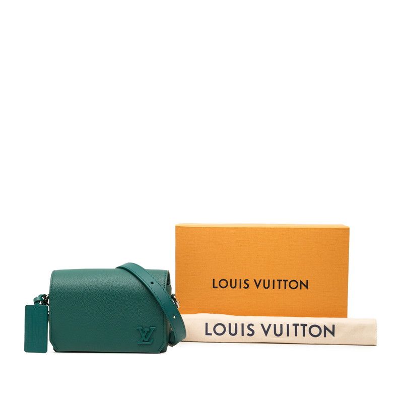 Louis Vuitton Aerogram Fastline Wearable Wallet eva Green Leather — view 6