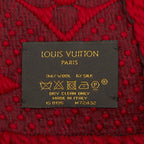 Louis Vuitton Echarpe Logomania Red Wool Silk — view 3