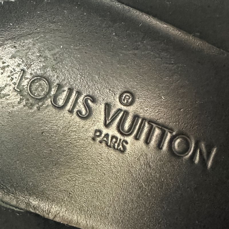 Louis Vuitton Monogram Empreinte Side Zip High Cut Sneakers Size 37 Approximatel — view 8