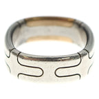 Hermes Square Combination Star-Ring 58 Silver Bronze