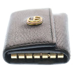 Gucci GG Marmont Leather Compact 6 key Case Black — view 3